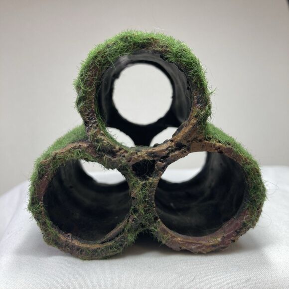 Penn-Plax Hideaway Pipes Aquarium Decoration Ornament Small 3"x3"x3" Territorial - Picture 5 of 8